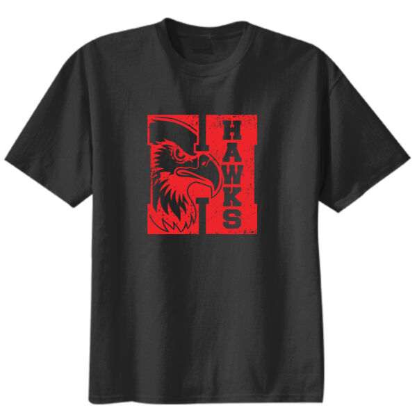 RMS Hawk Head H  - Youth Core Blend Tee Thumbnail