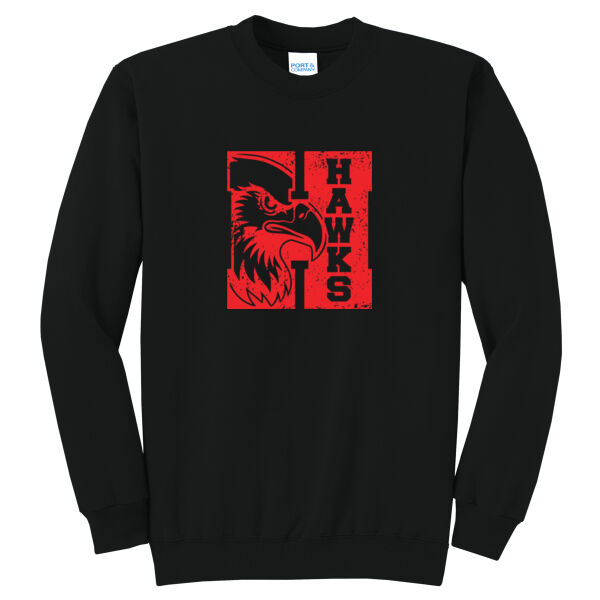 RMS Hawk Head H  - Core Fleece Crewneck Sweatshirt Thumbnail