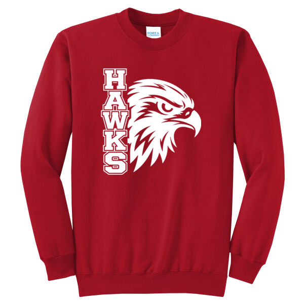 RMS Hawks Head  - Core Fleece Crewneck Sweatshirt Thumbnail