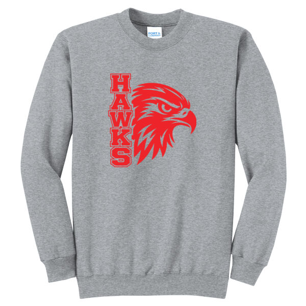 RMS Hawks Head  - Core Fleece Crewneck Sweatshirt Thumbnail